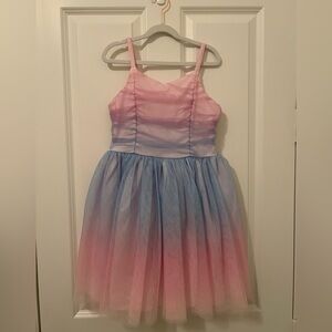 Cat & Jack Pink and Blue Kids Formal Dress